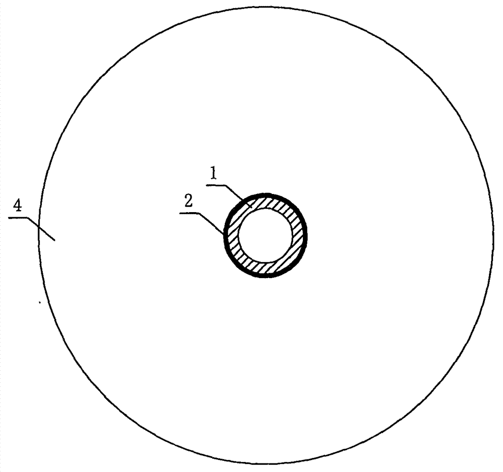 Self-drilling RCA (recycling composite anchor) rod and construction method thereof