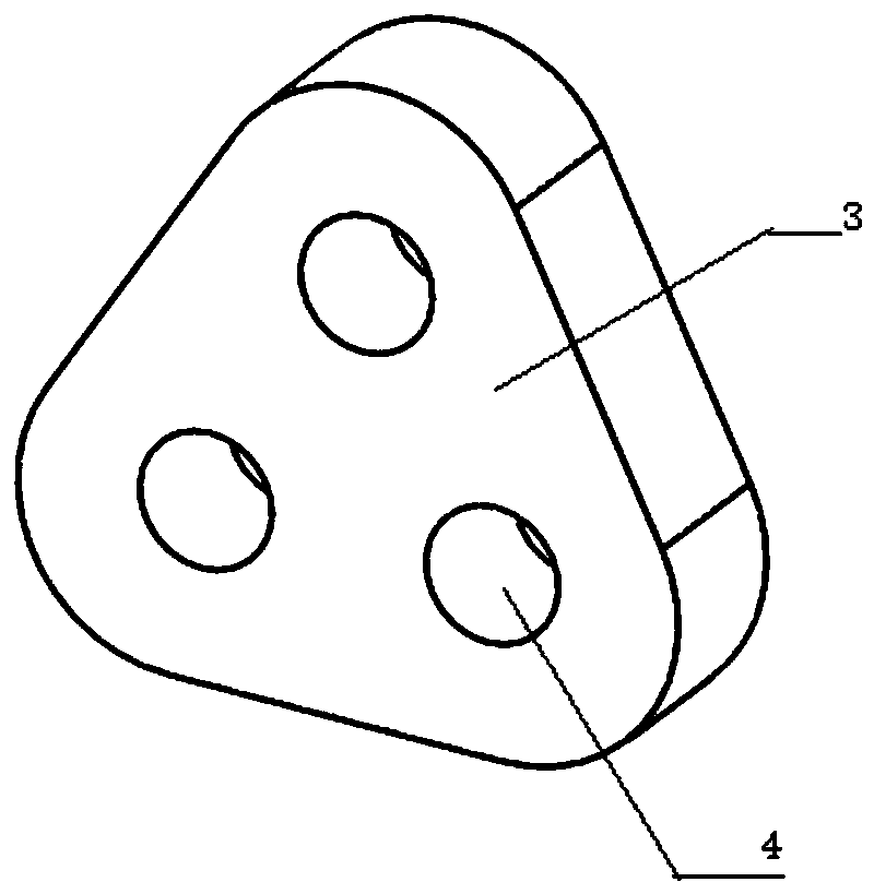 Externally-wrapped friction block for high-speed train brake