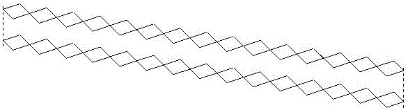 Radial dual-layer flexible grid structure