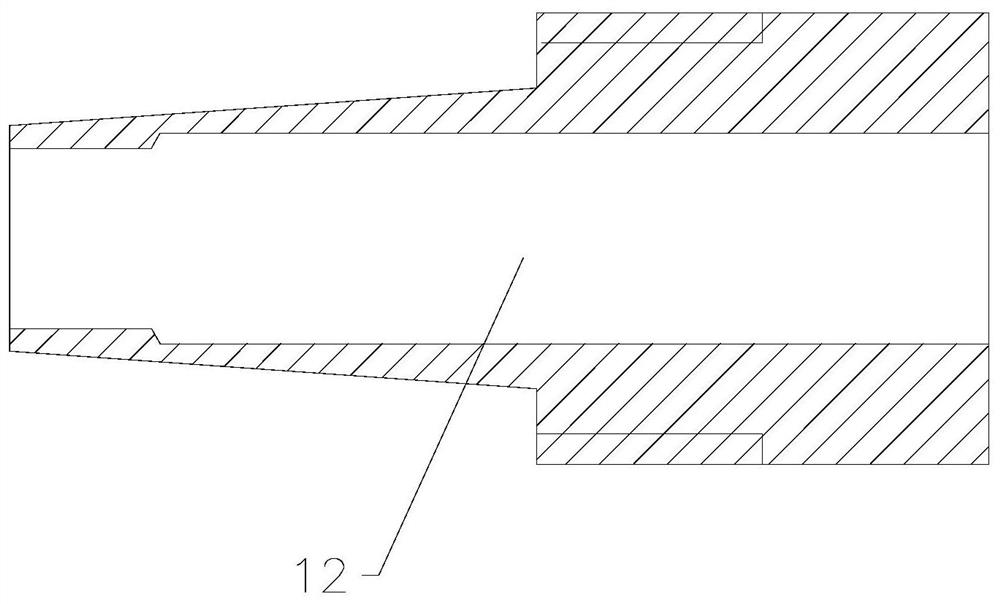 Gas burner and metal smelting furnace