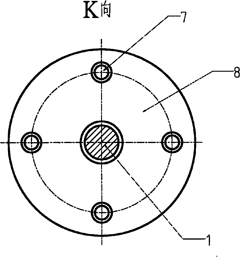 Device for automatically eliminating clearances of screw drive pair