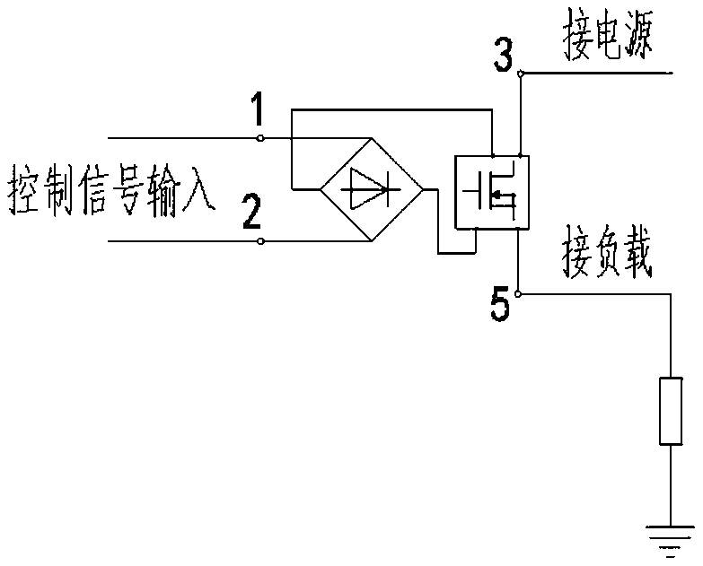 PCB type relay for controlling a headlight switching module of an automobile