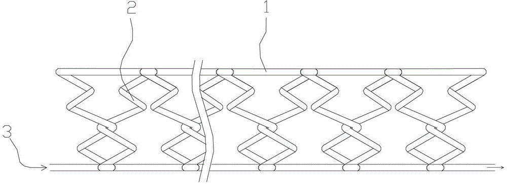 Gas spring with plurality of spiral columns