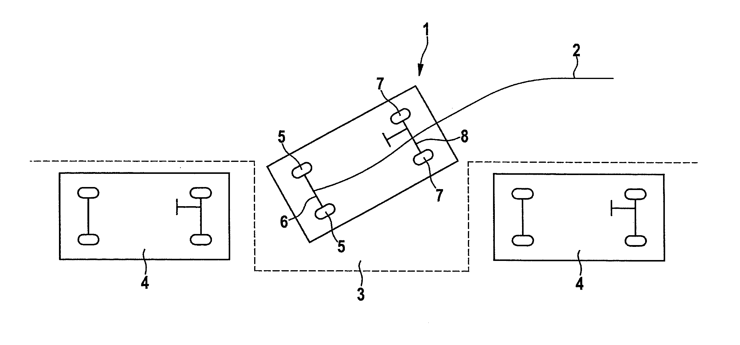 Method for the automatic guidance, in particular parking of a motor vehicle and a driver assistance device