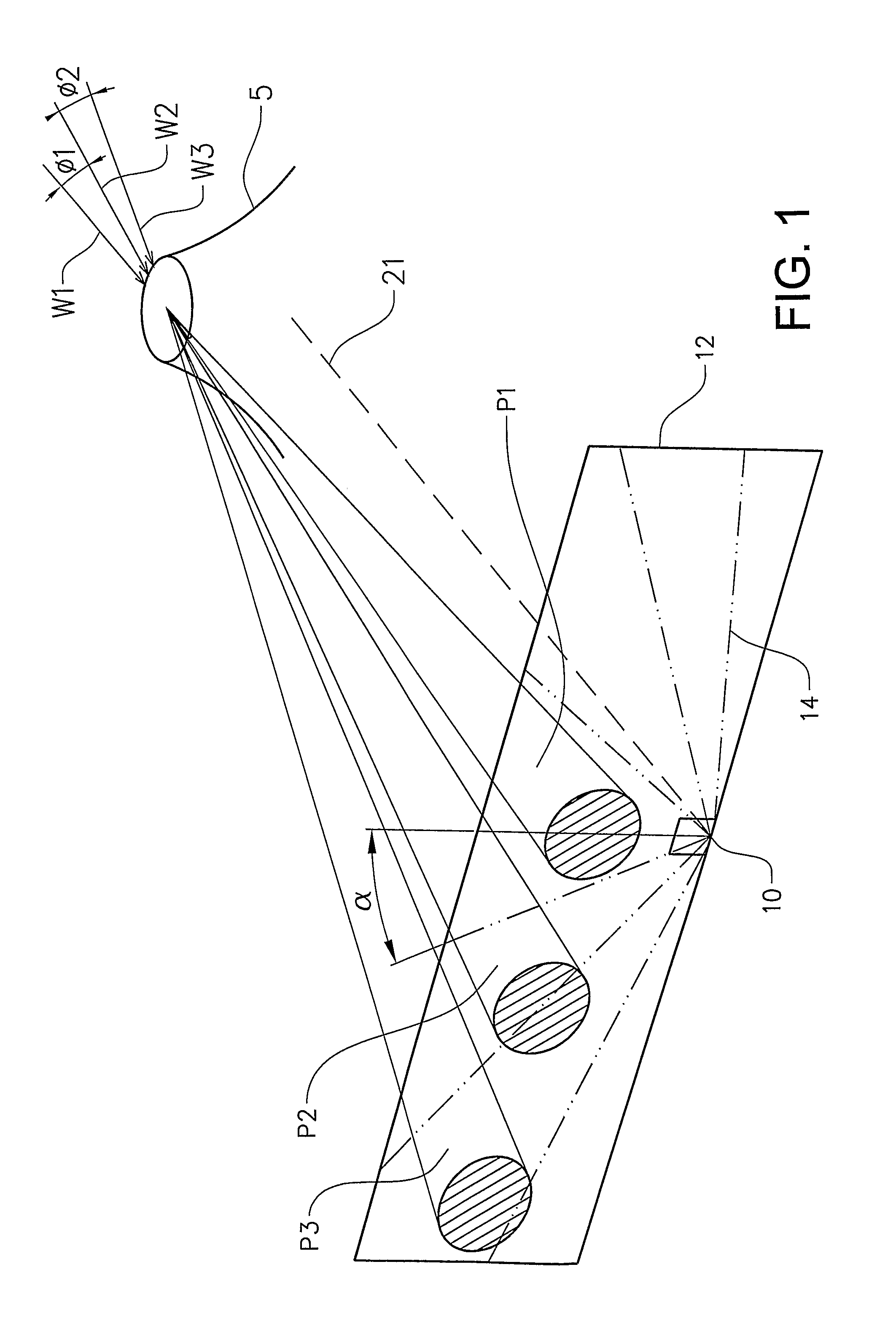 Method and device for measuring emissions of gaseous substances to the atmosphere using scattered sunligt spectroscopy
