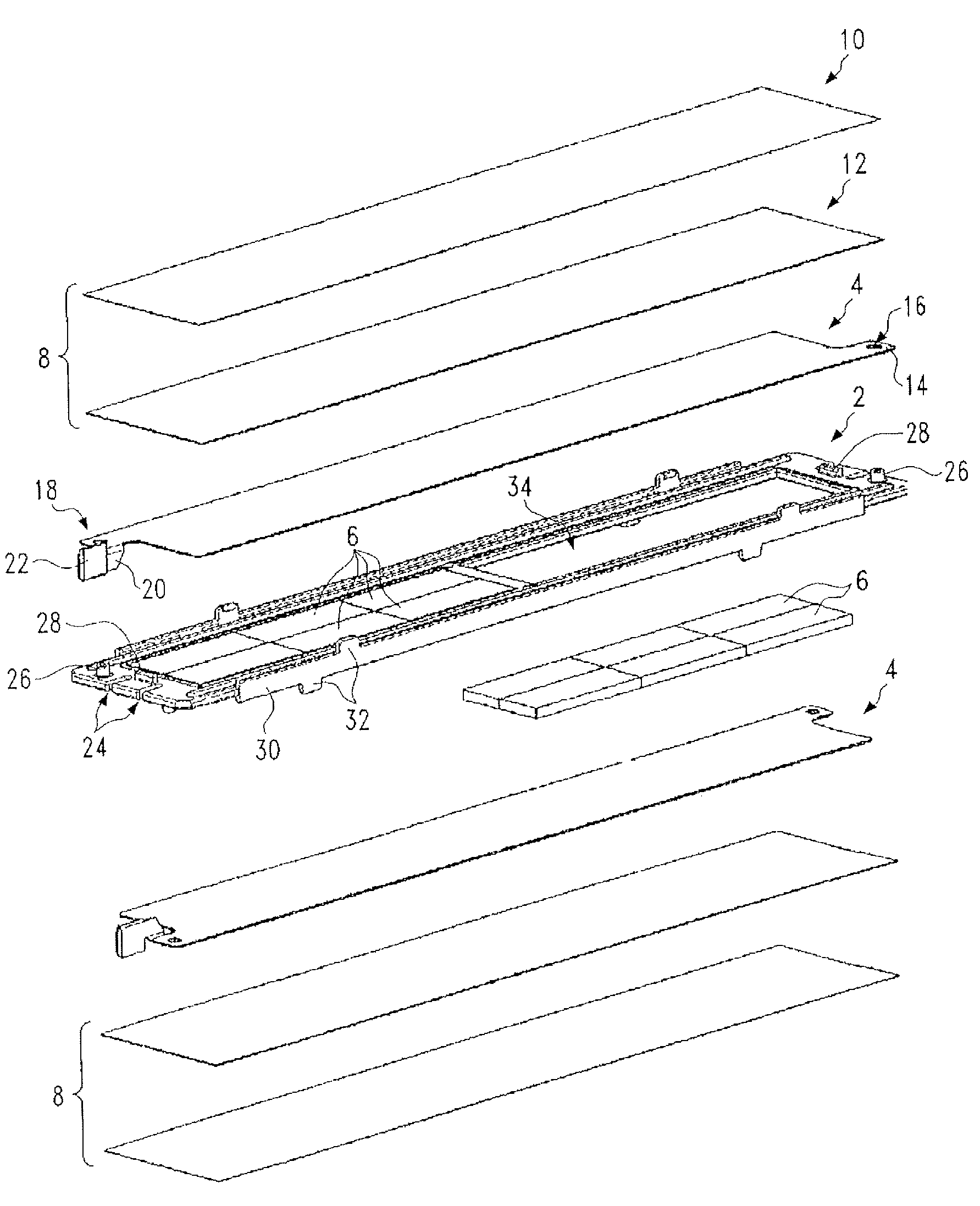 Heat-generating element of a heating device
