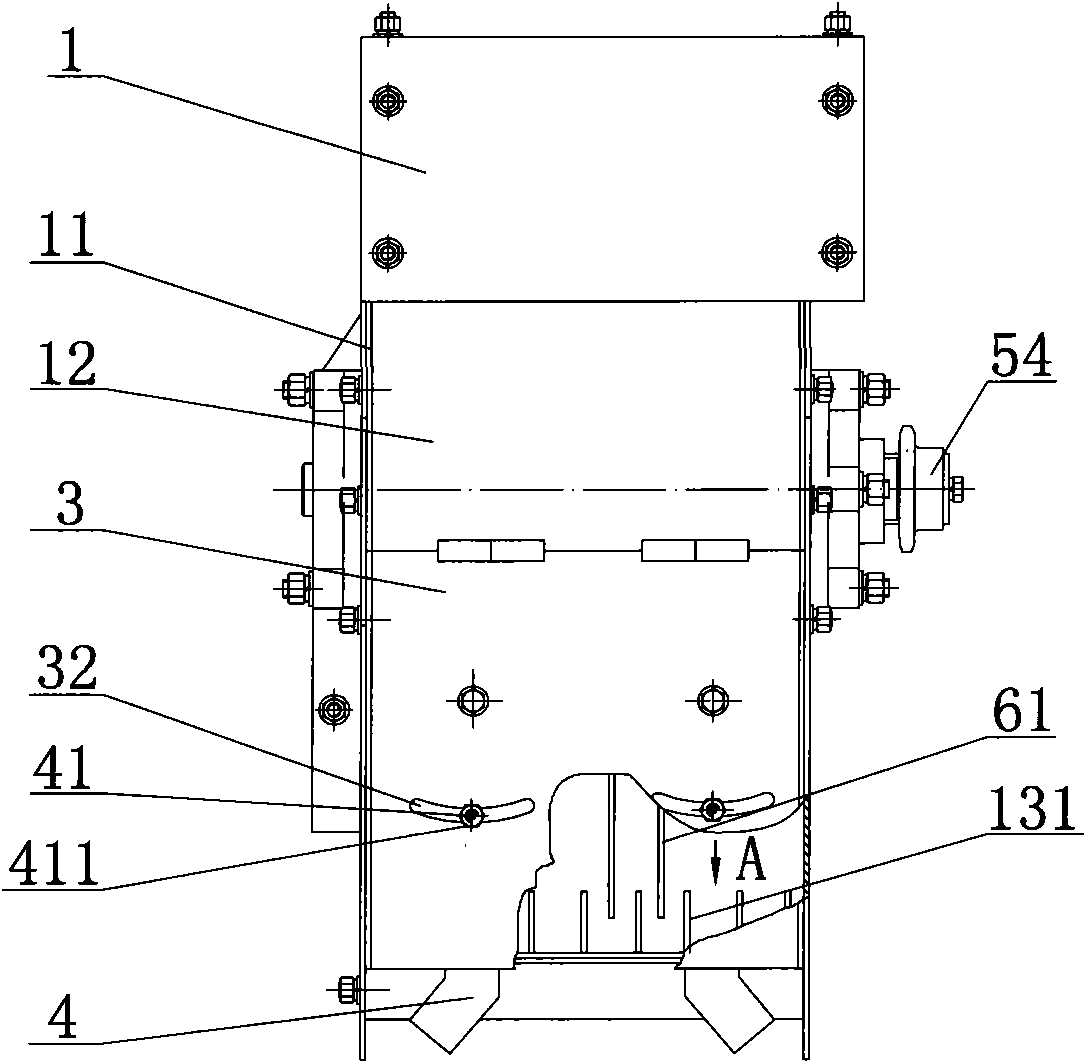 Straw chopping apparatus in combine harvester