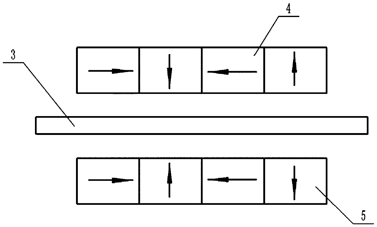 An eds support system for vacuum tube maglev train