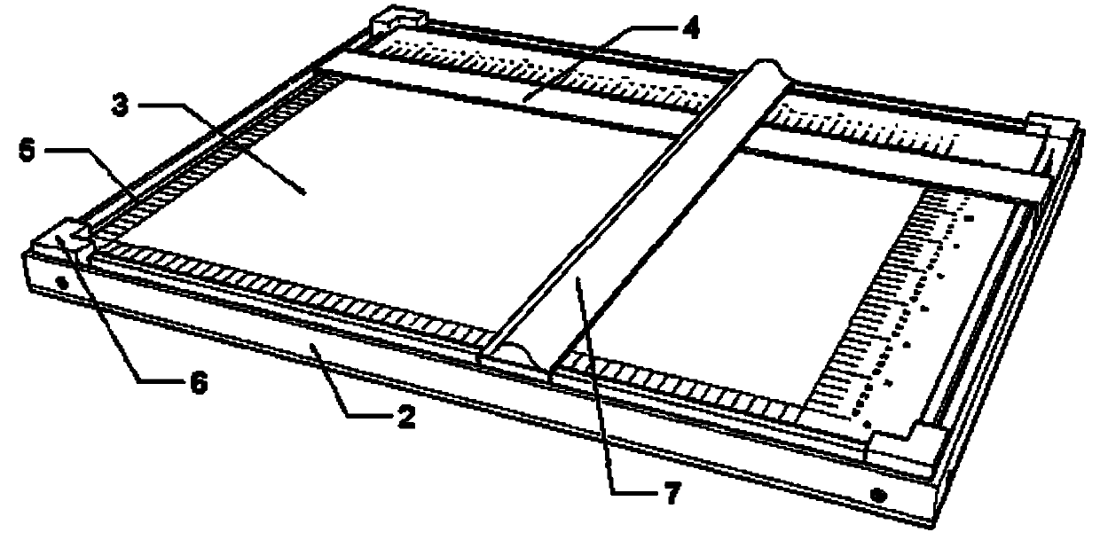 Multifunctional drawing board and drawing kit composed of same