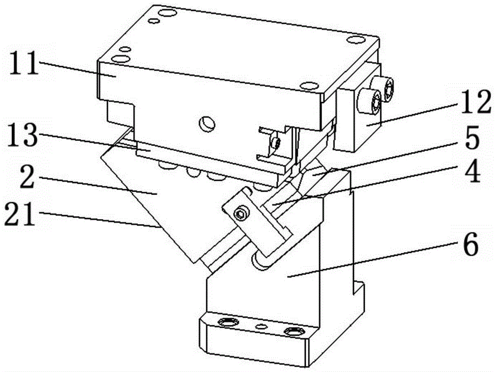 Stamping die and wedge mechanism thereof
