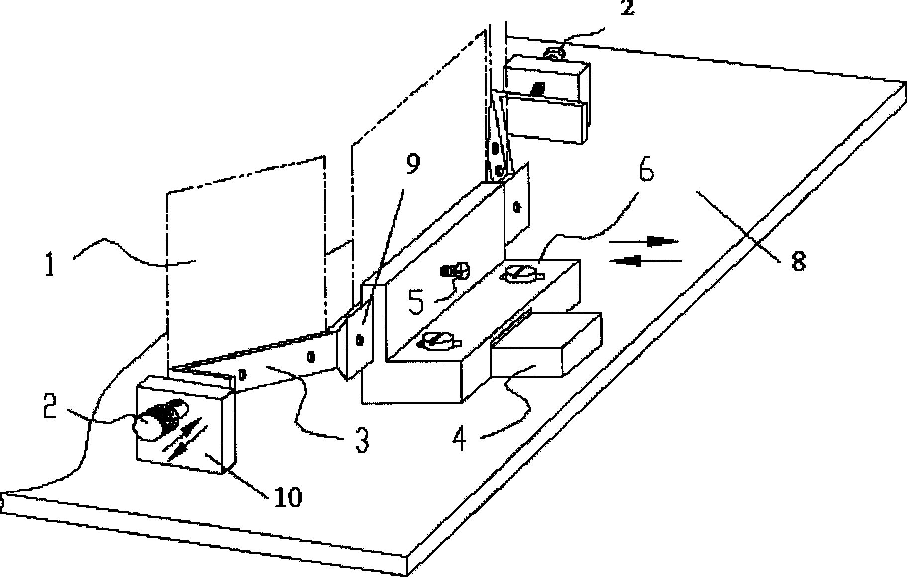 Device for adjusting fixed position of detector