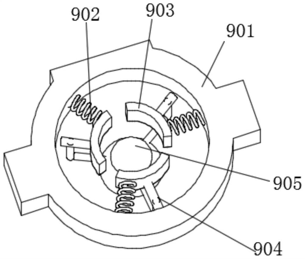 Clamp for hemispherical valve automatic surfacing equipment and technology thereof