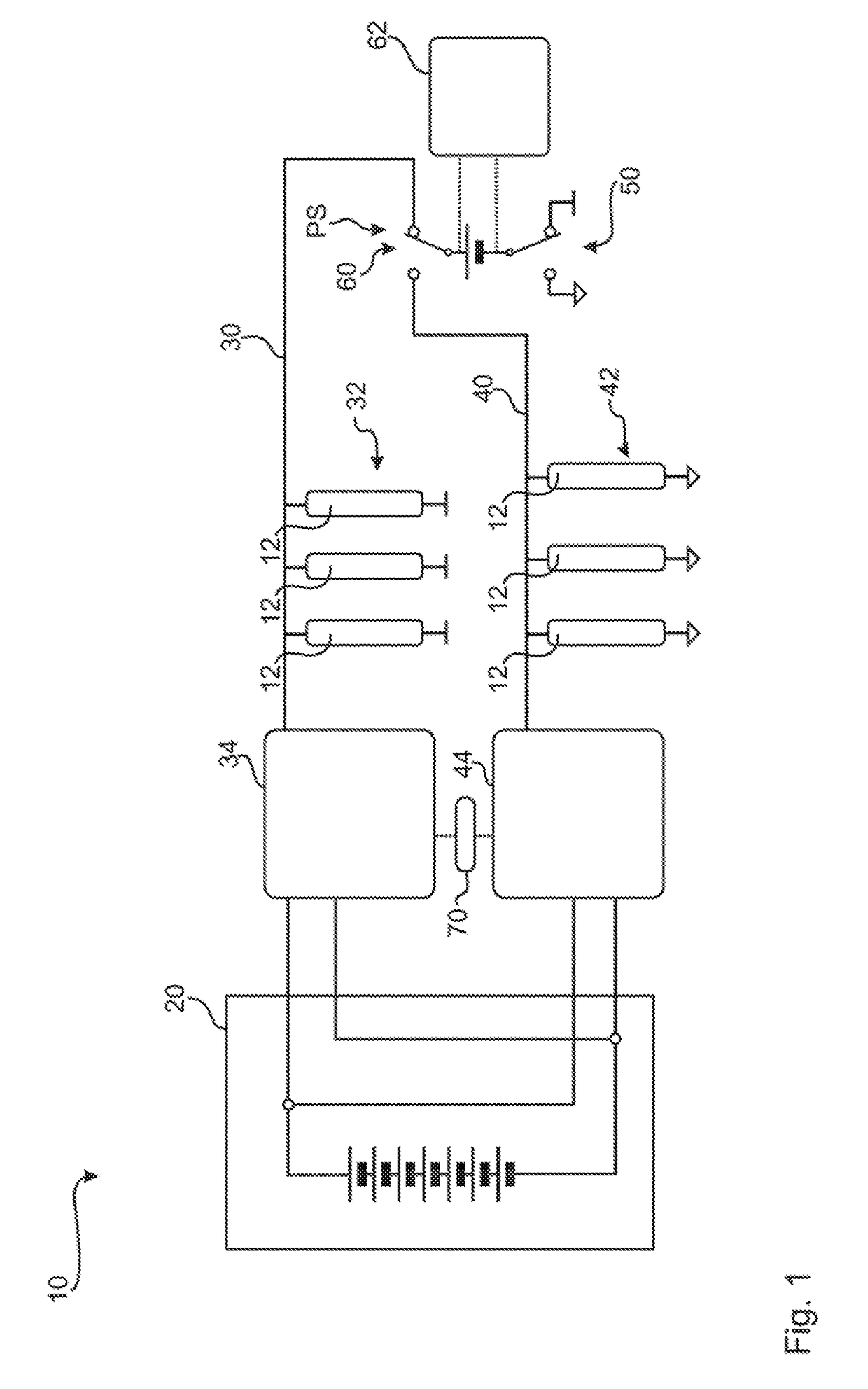 Vehicle electrical system arrangement for a motor vehicle