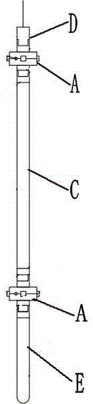 Adjustable three-jaw chuck type gradiograph strengthening device