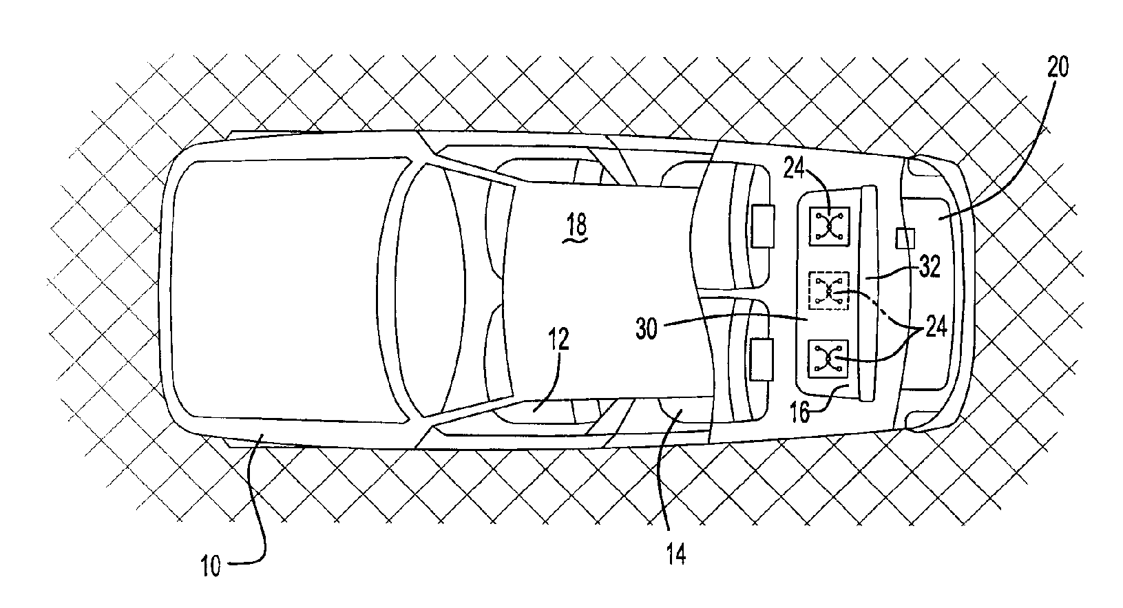 Seat folding apparatus with a passive radio frequency link and foreign object detection system