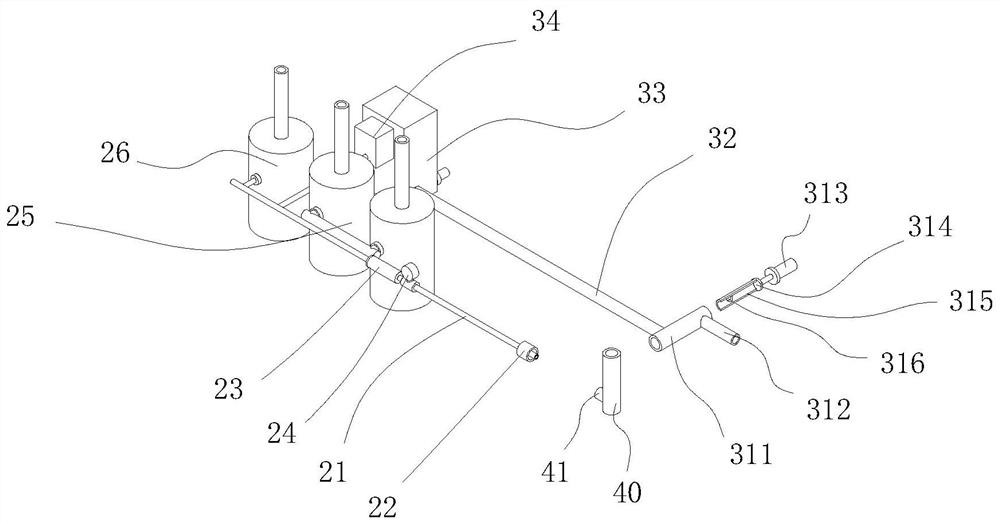 Cleaning device for nozzle system of flow cytometer and cleaning method