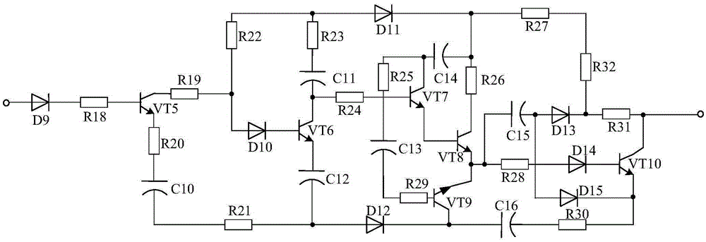 Linear driver-based oscillation energy-saving power grid control system