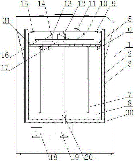 Twist type washing machine