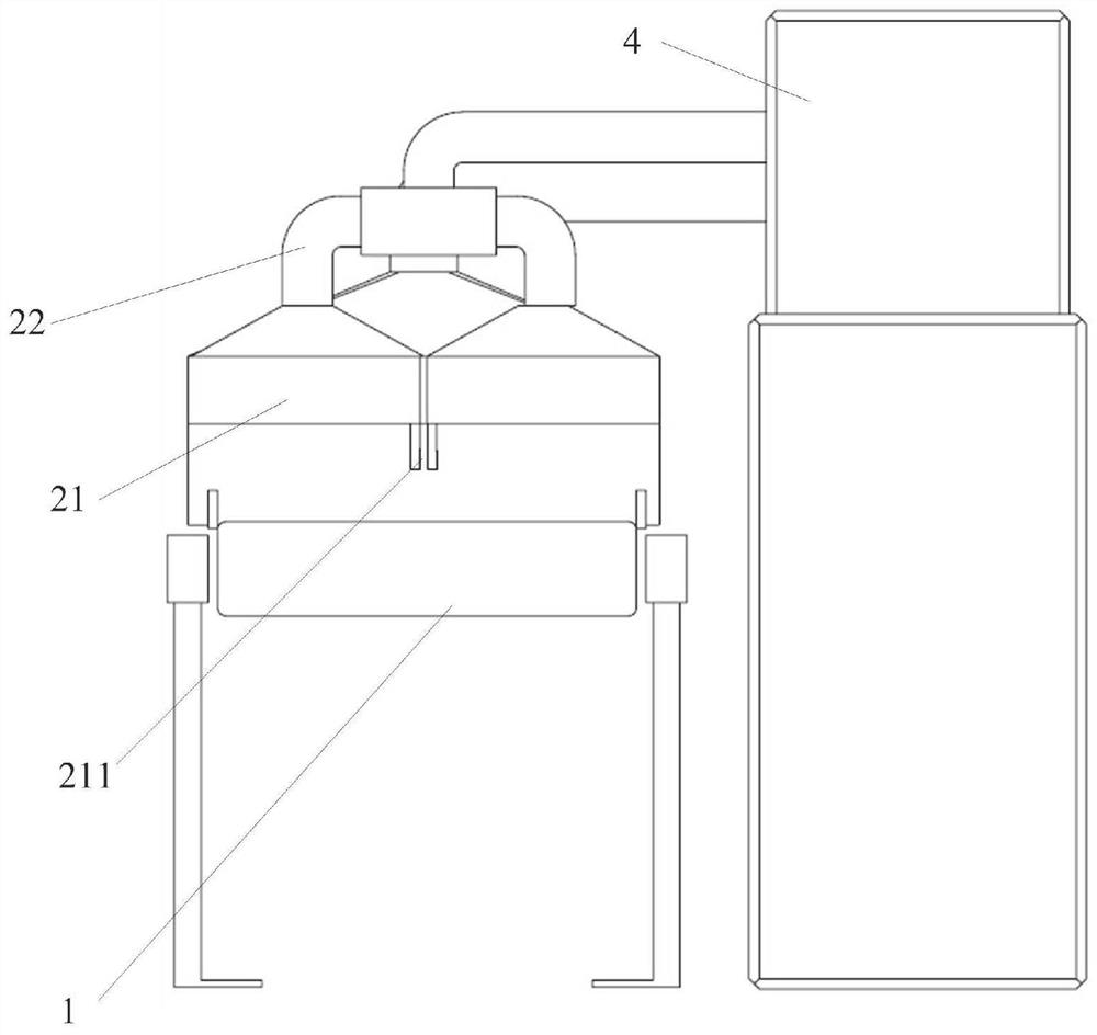 A microwave heating and sterilization device for citrus seedlings