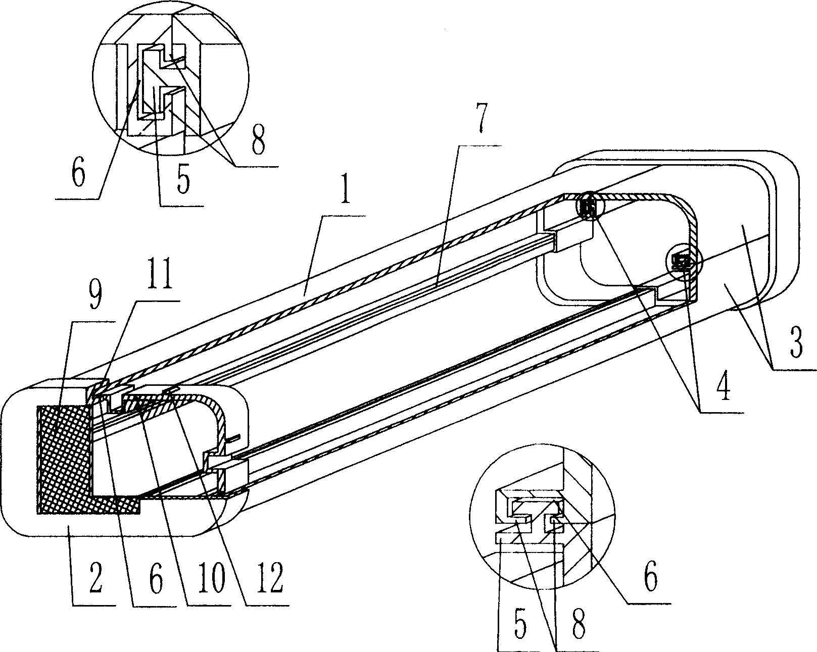 Plastic thin-wall tube