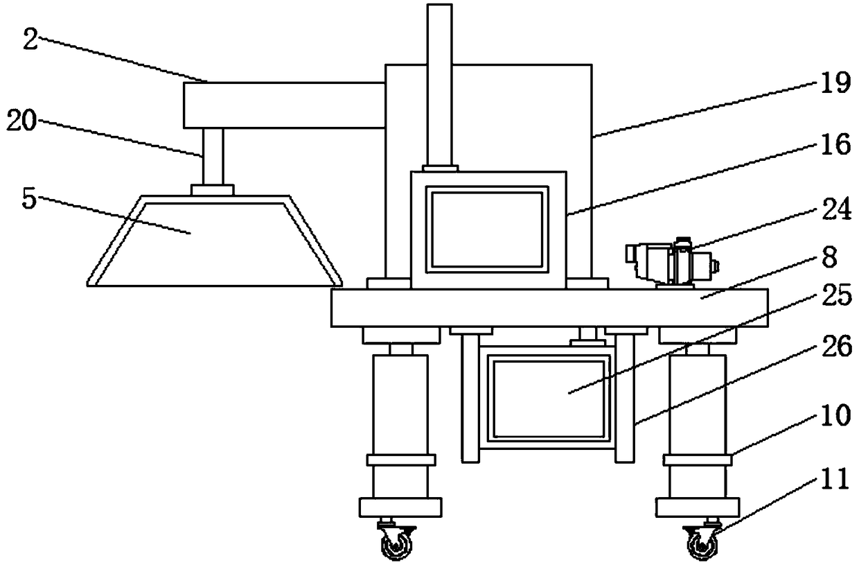 Dust blowing device for spinning machine