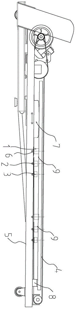 Running plate four-stage buffering structure for running machine