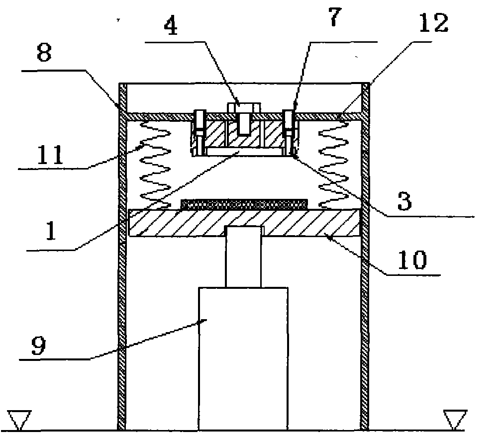 Device for preparing leather sample with double holes
