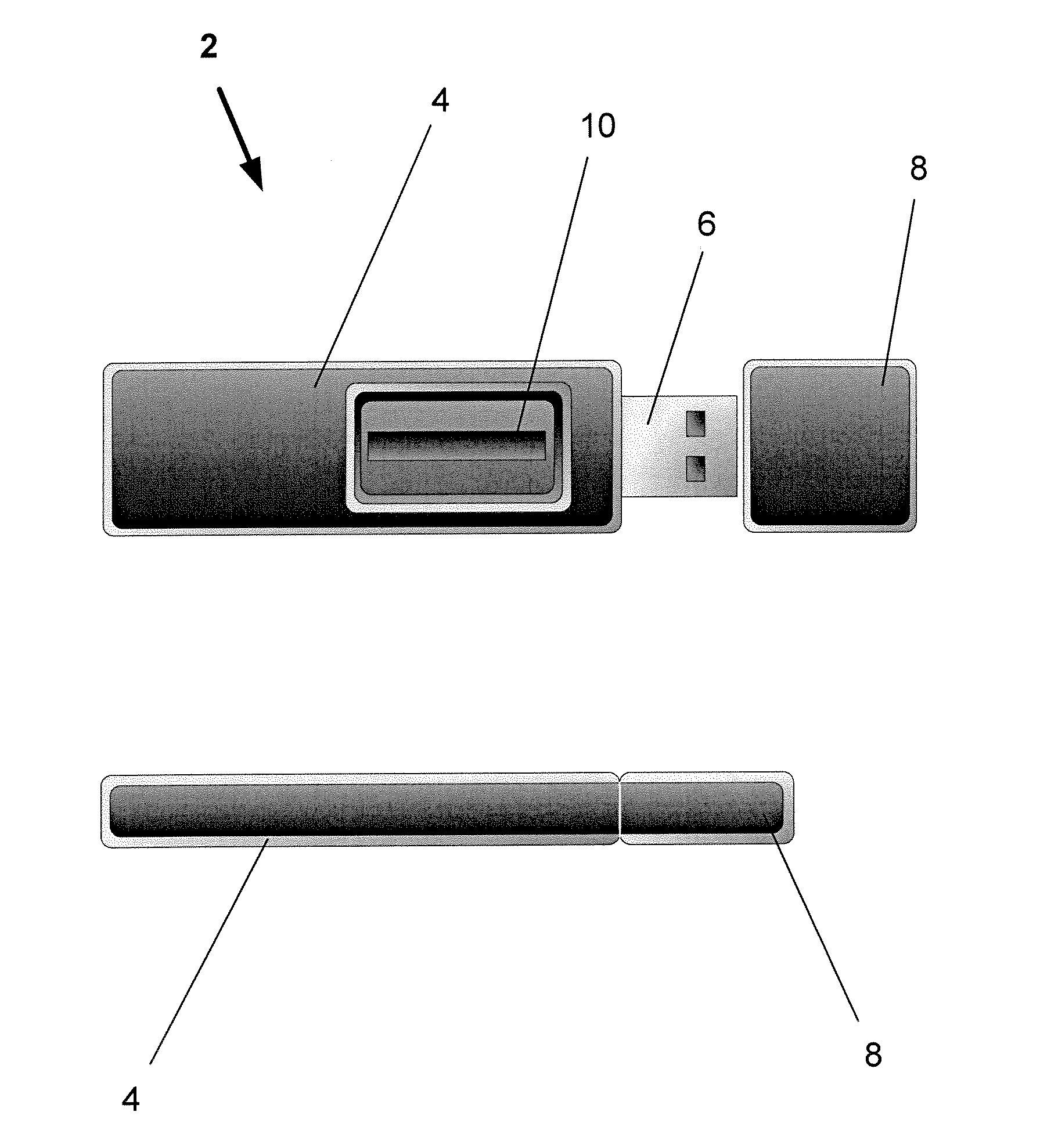 Isolated authentication device and associated methods