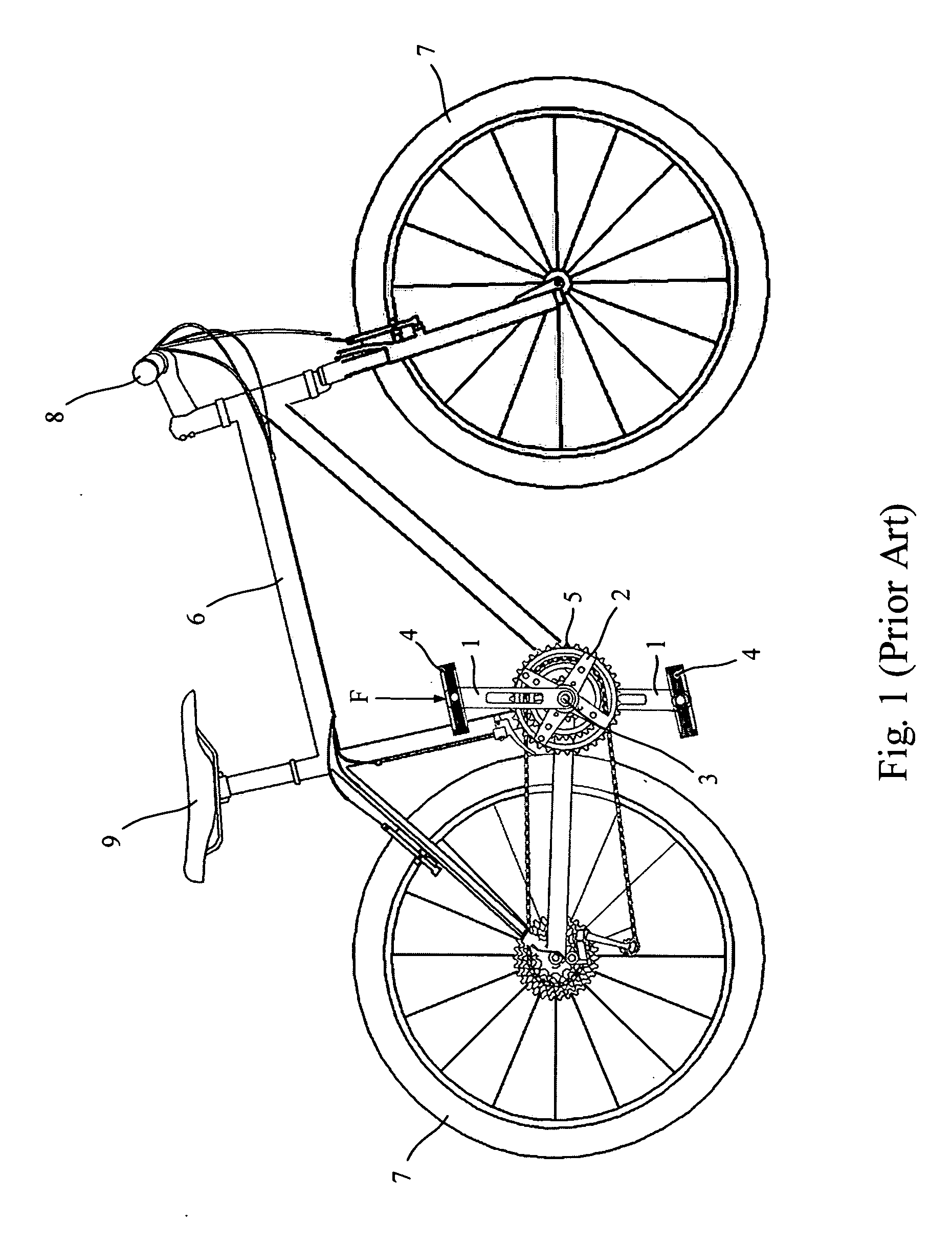 Effort-saving bicycle and transmission crank