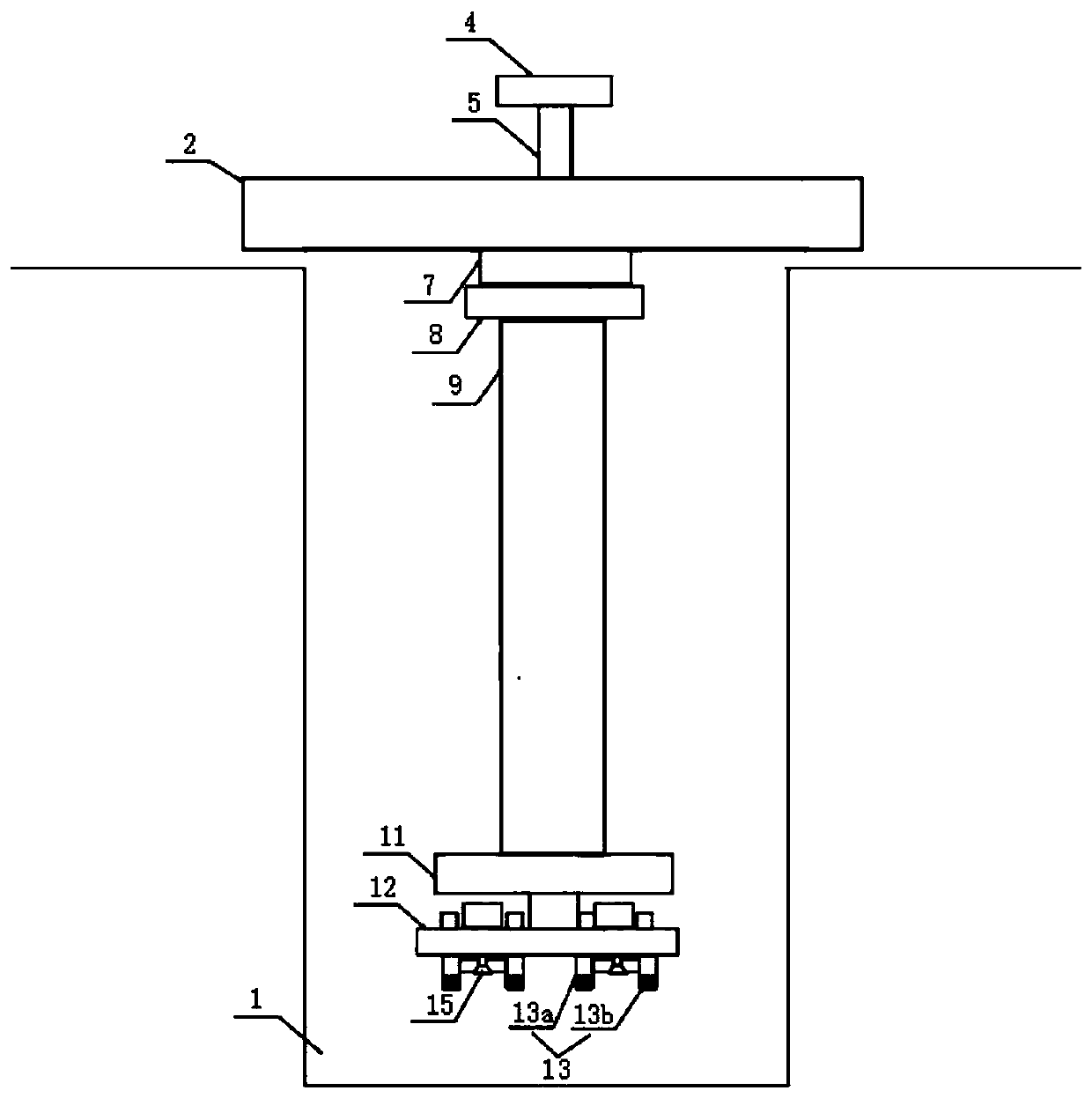 Drilled hole cleaning device for cast-in-place pile construction