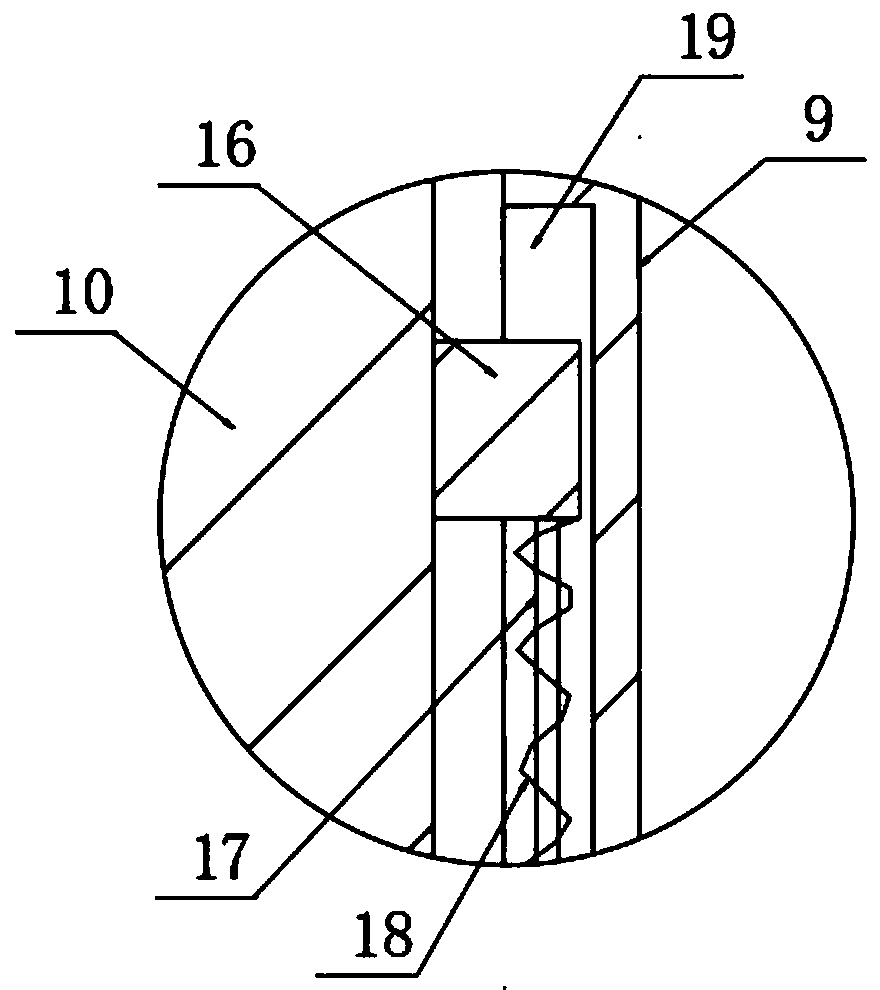 Drilled hole cleaning device for cast-in-place pile construction