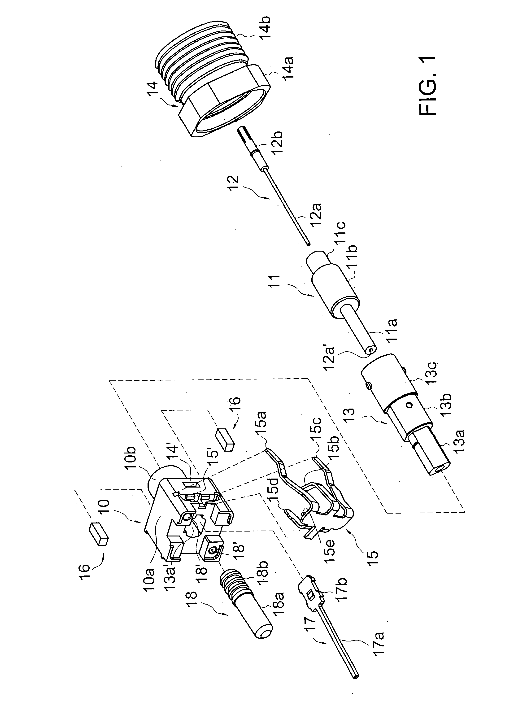 Coaxial connector and manufacture thereof