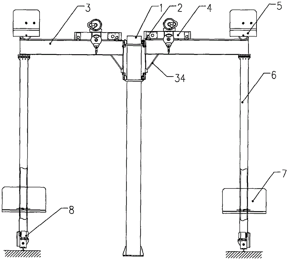 Crane special for mushroom building