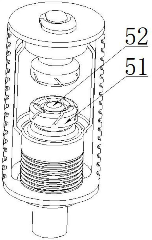 Double-contact structure of vacuum arc-extinguishing chamber