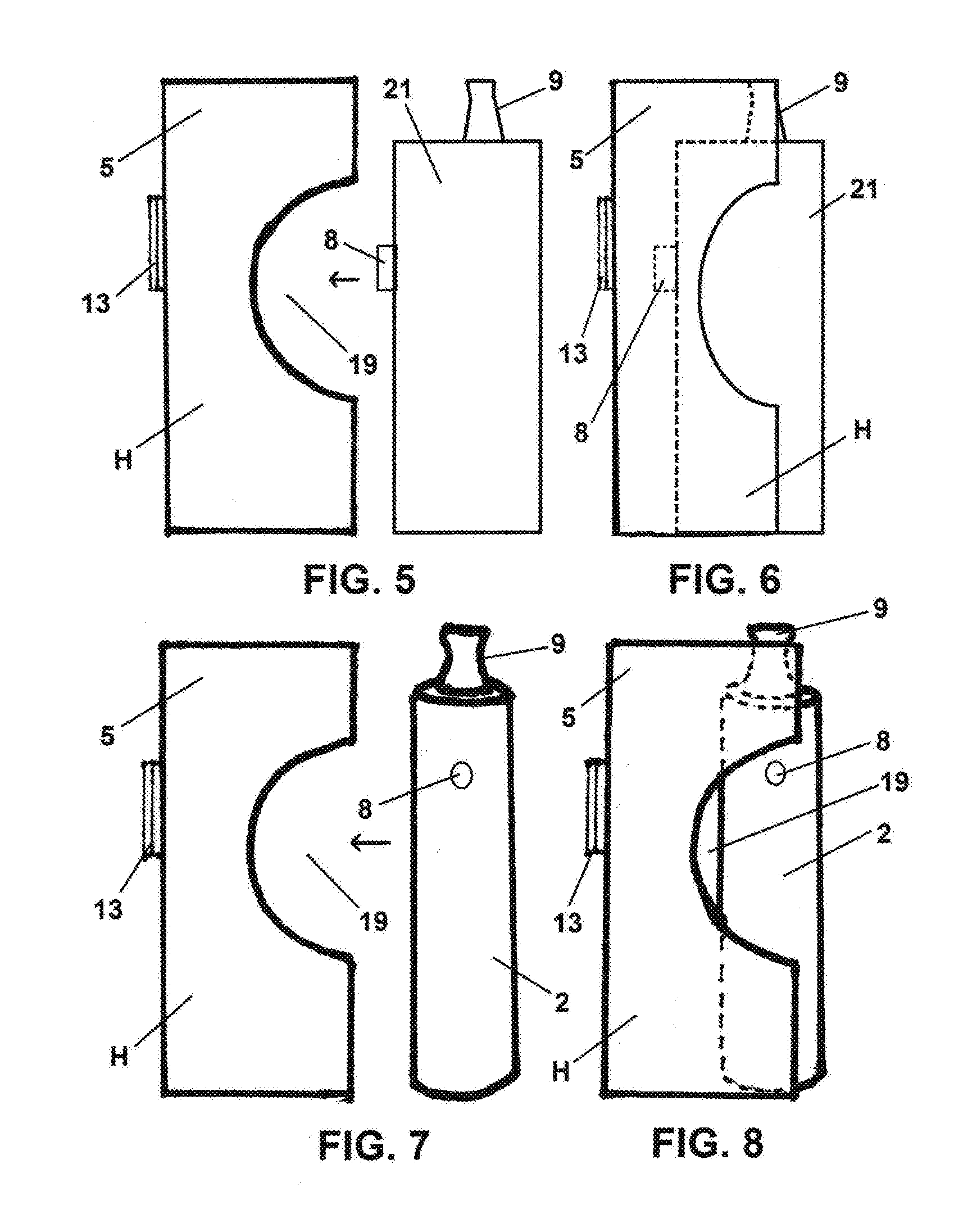 Device for holding and securing Electronic Cigarettes in a motor vehicle