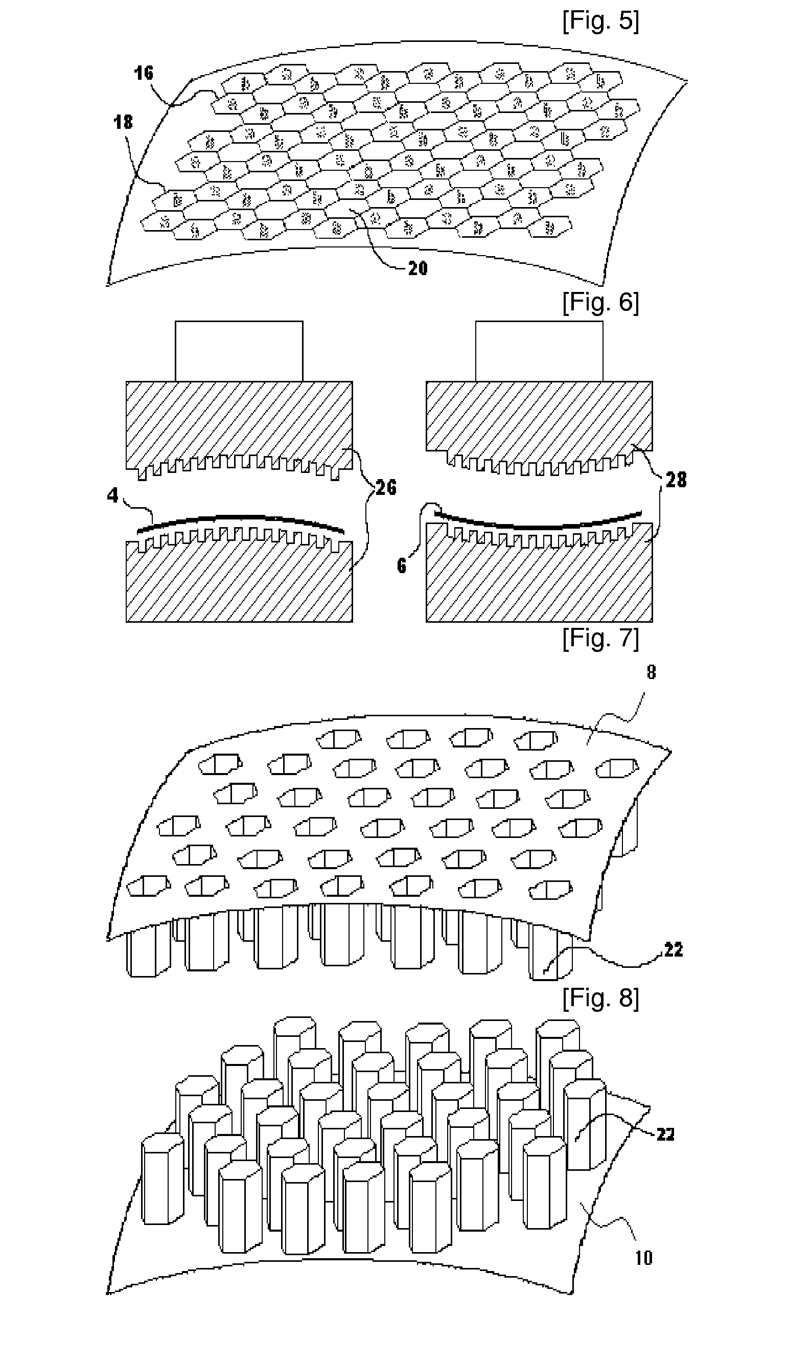 Curved Honeycomb Structure and Method for Producing the Same