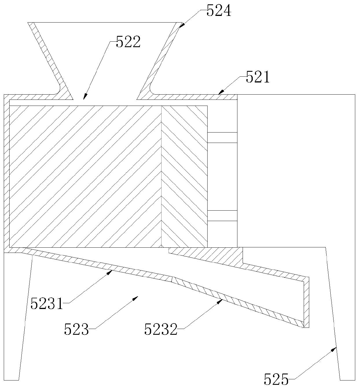 Multi-channel feeding ribbon production system and production method thereof