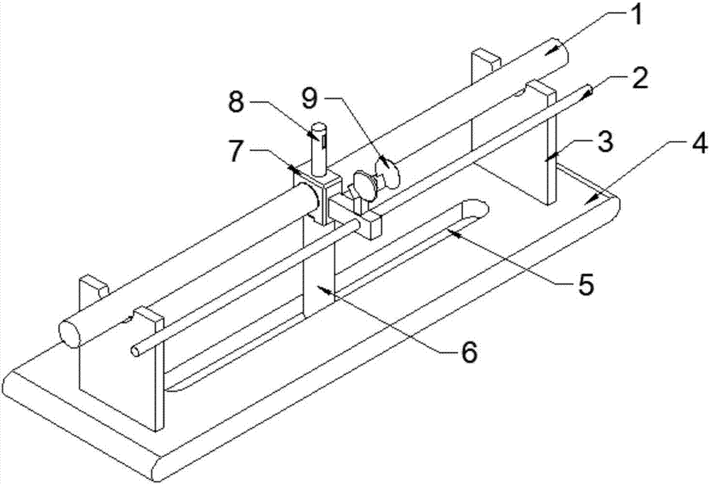 Manufacturing method for auxiliary winding device of rewinding machine