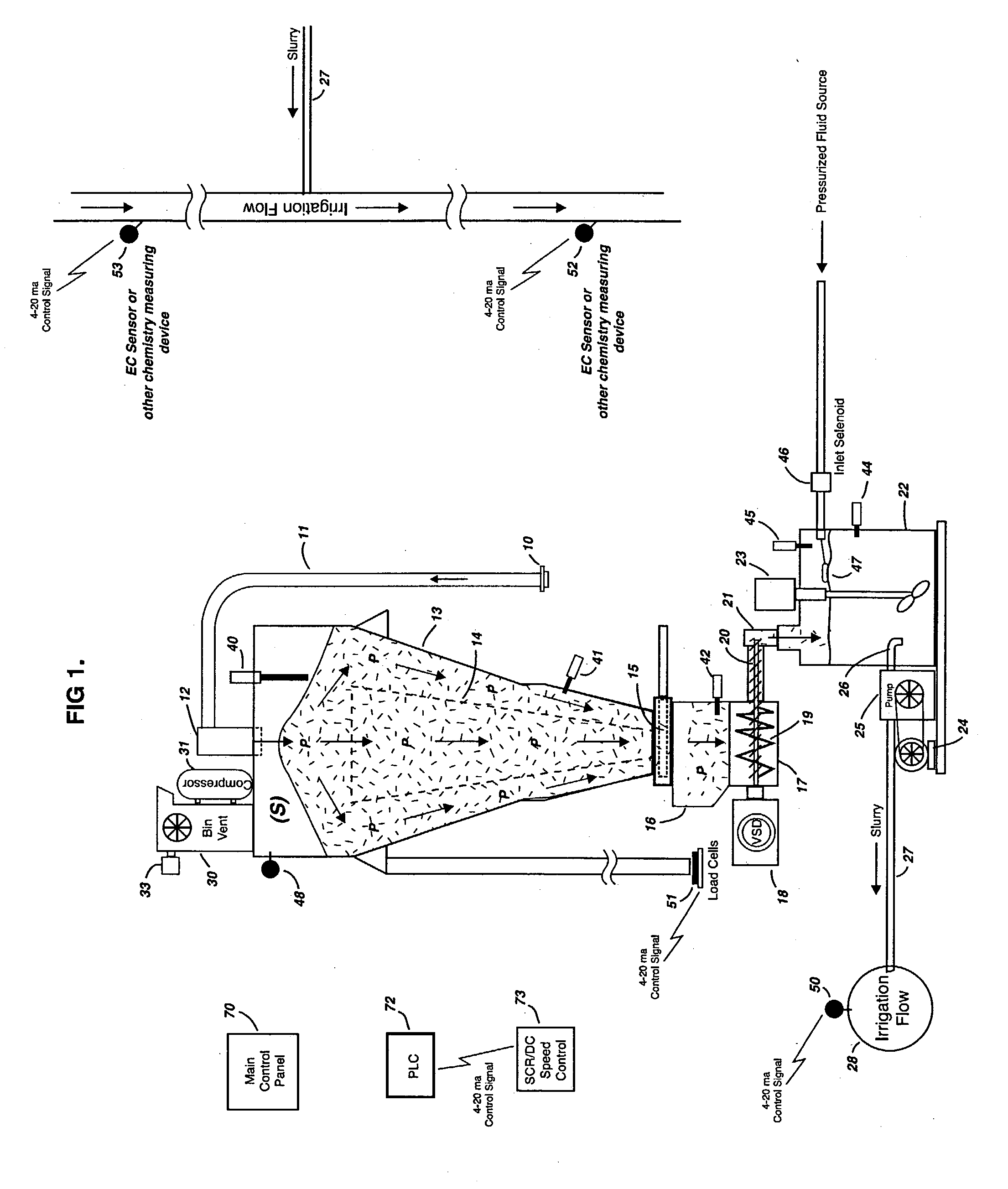 Apparatus and method for injecting dry bulk amendments for water and soil treatment