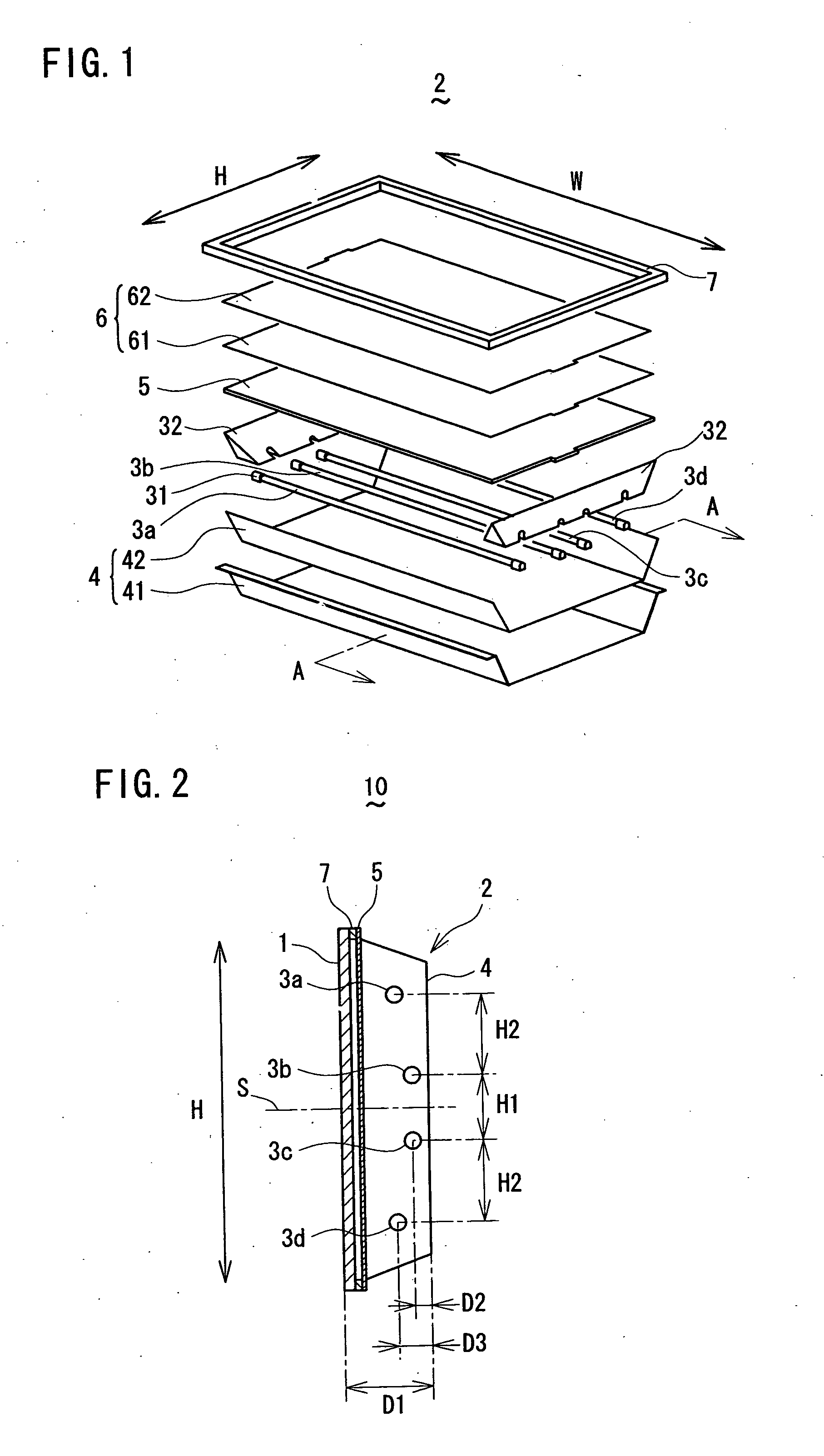 Backlight unit for a liquid crystal display device