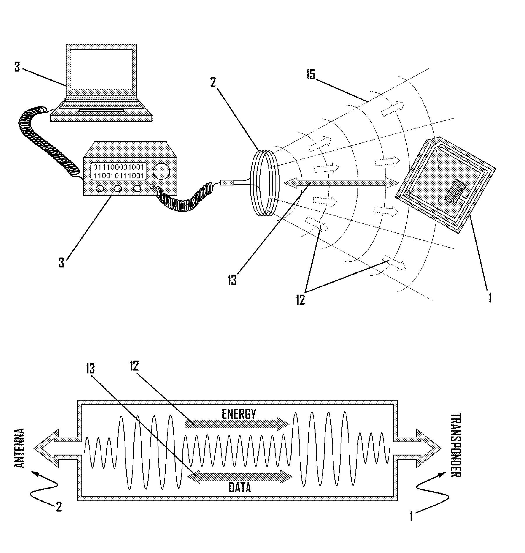 Device, system and method for the location and identification of as-built plants of pipes, conduits, cables or hidden objects