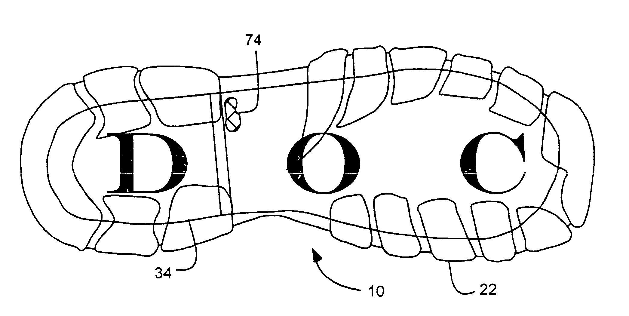 Tamper resistant institutional shoe and method