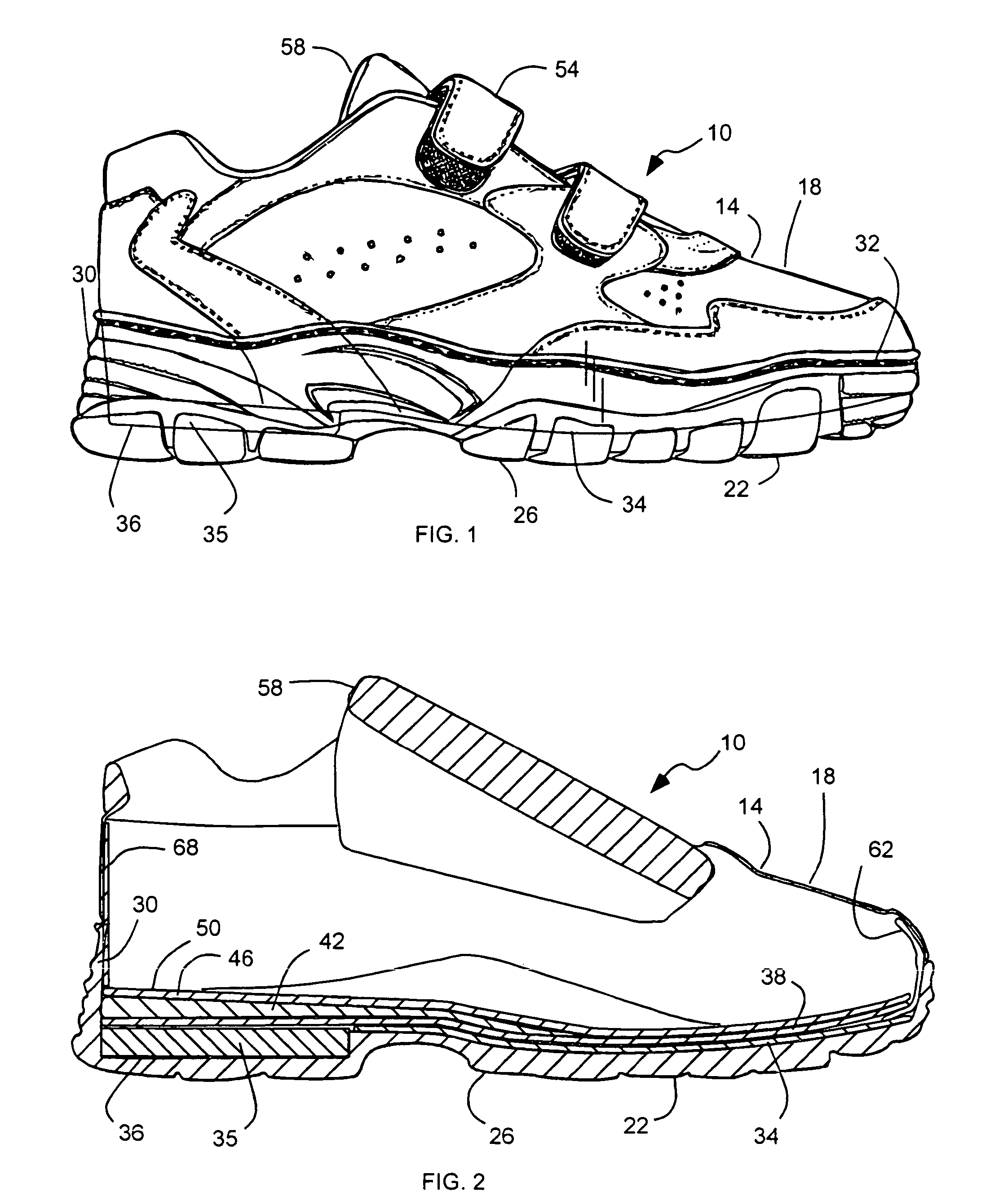 Tamper resistant institutional shoe and method