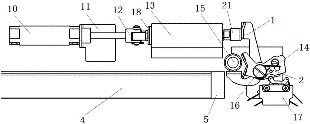 An emergency unlocking device for a door system