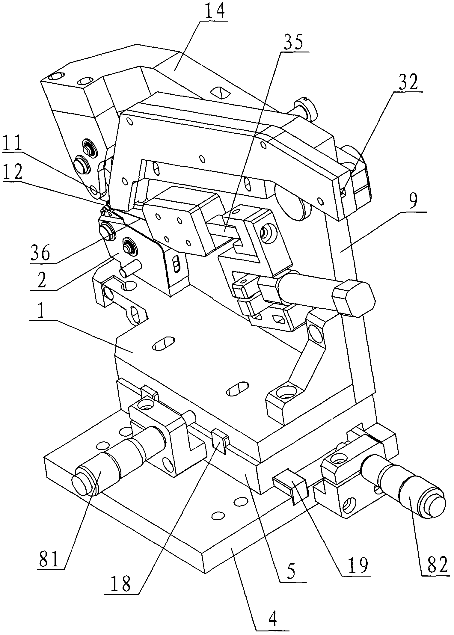 Clamping seat of full-automatic winding machine