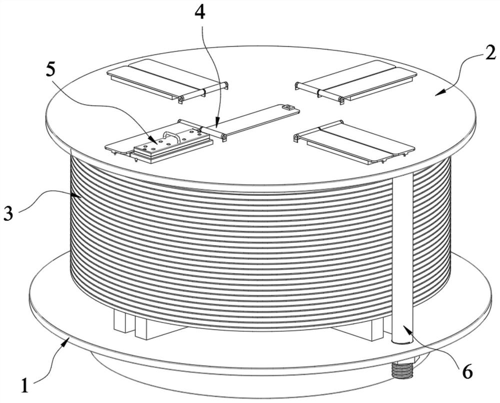 Tool for glue pouring of motor rotor of new energy automobile