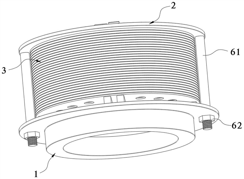 Tool for glue pouring of motor rotor of new energy automobile