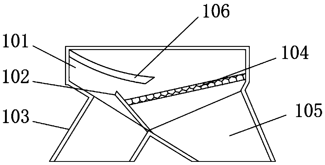 Squeezing and filtering device for rapeseed oil production