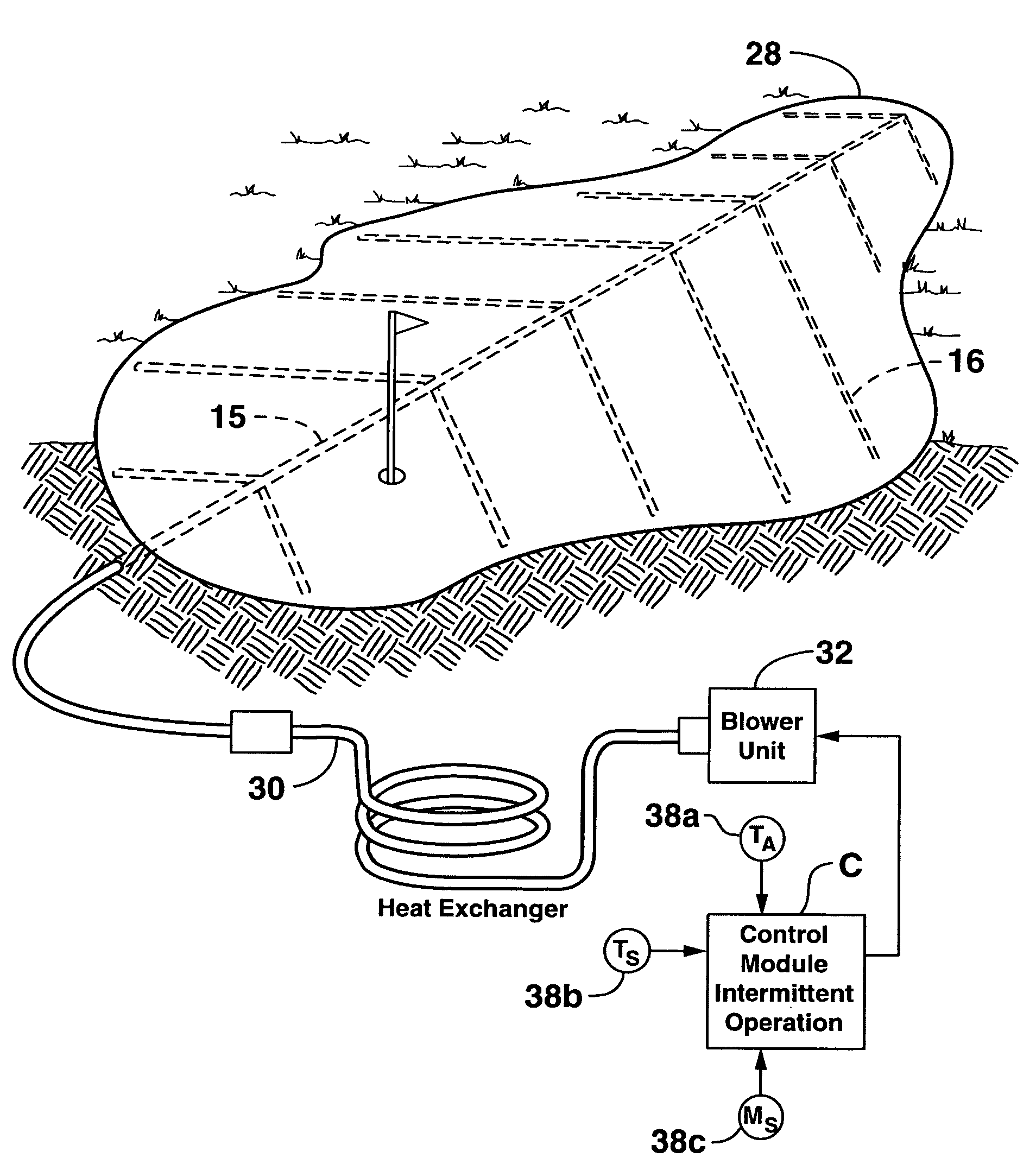 Golf course turf conditioning control system and method