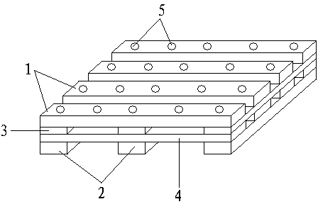Multifunctional grid-shaped artificial pallet